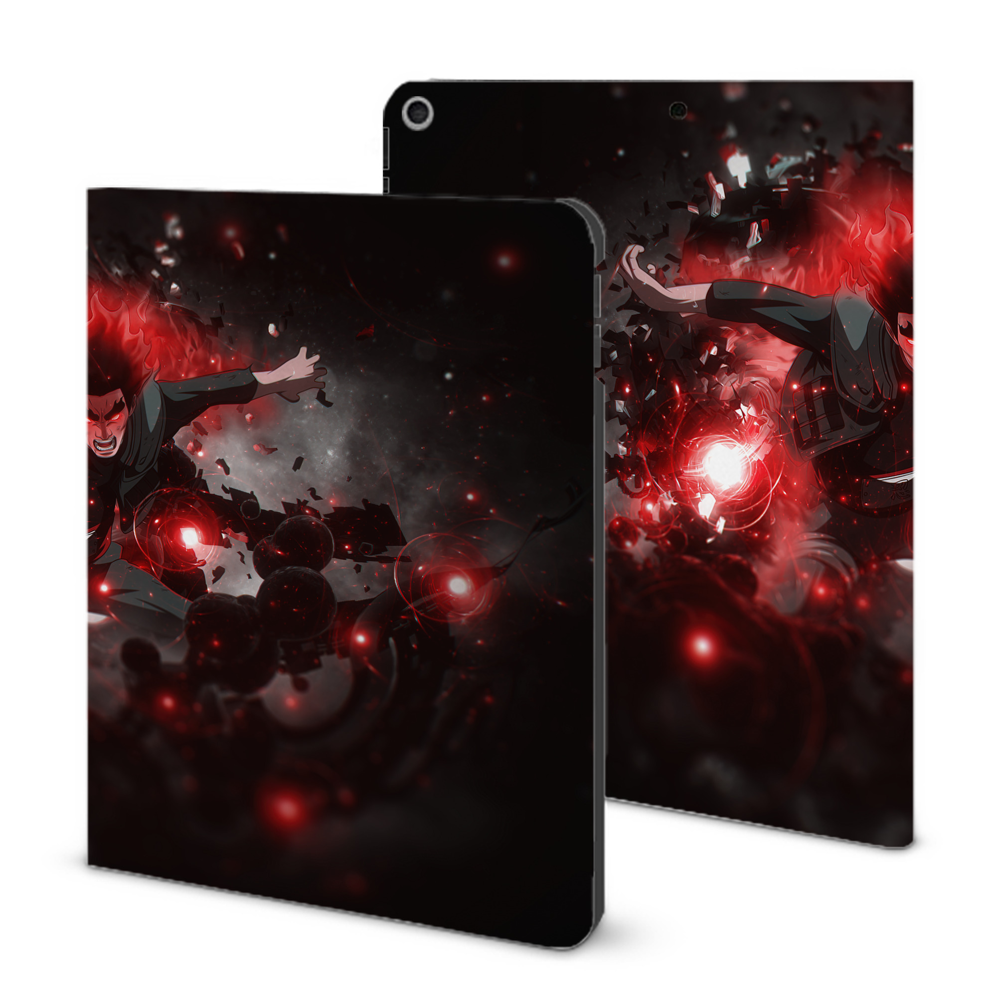 （画像用） NARUTO -ナルト- NARUTO -ナルト- 疾風伝 IPad ケース ブック型 PUレザー TPU 耐衝撃 軽量 薄型 ペン収納なし 全面保護 IPad 各モデル対応